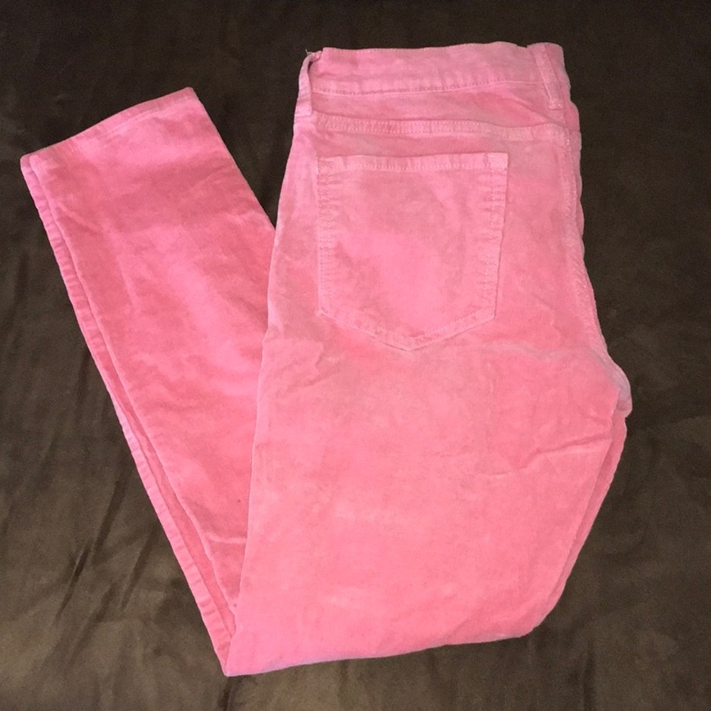 Peach corduroy pants